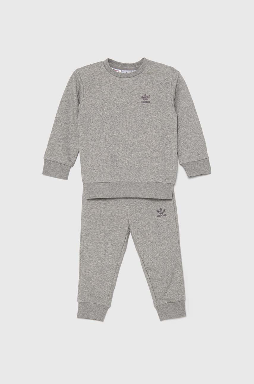 adidas Originals trening copii CREW SET culoarea gri, IW1011