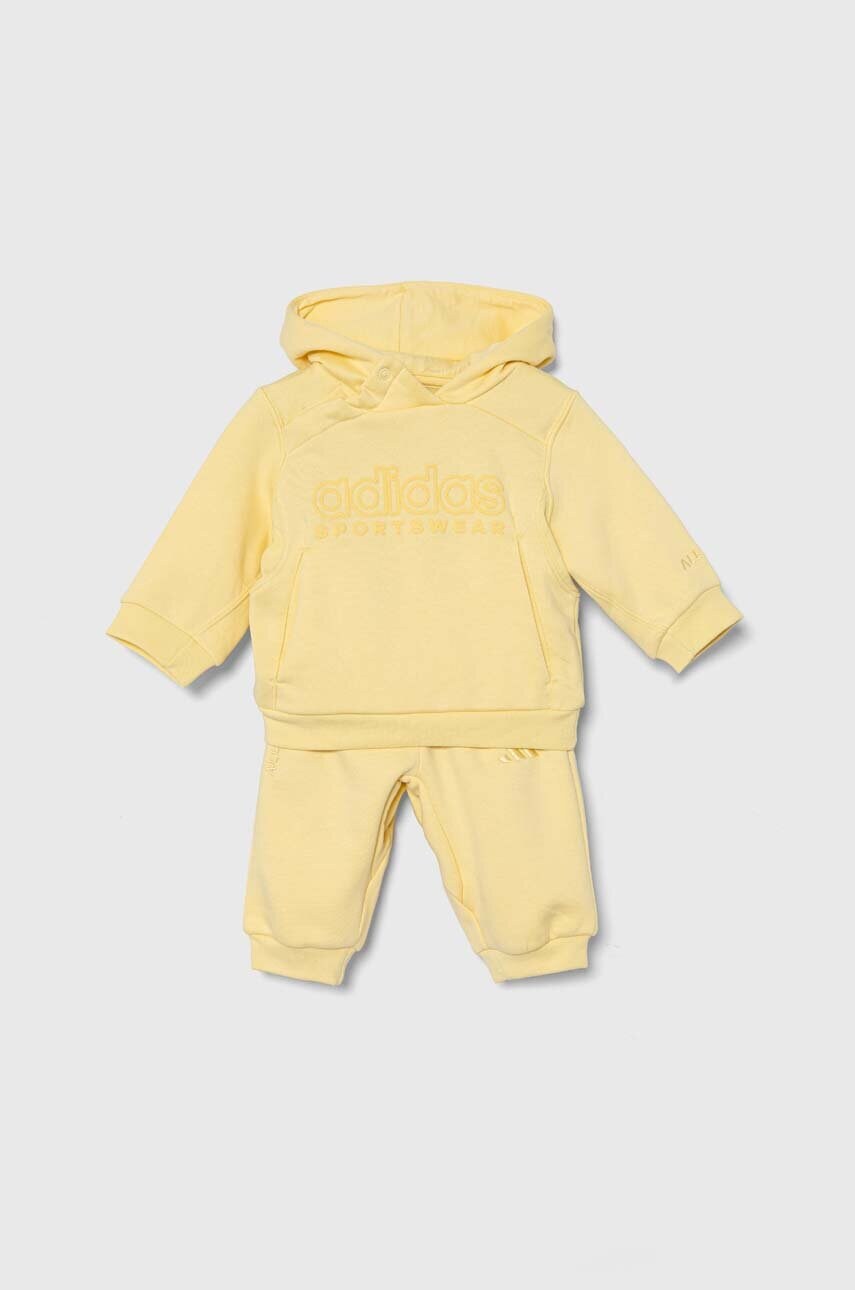 adidas trening bebelusi I SZN GFX SET culoarea galben, IW6315