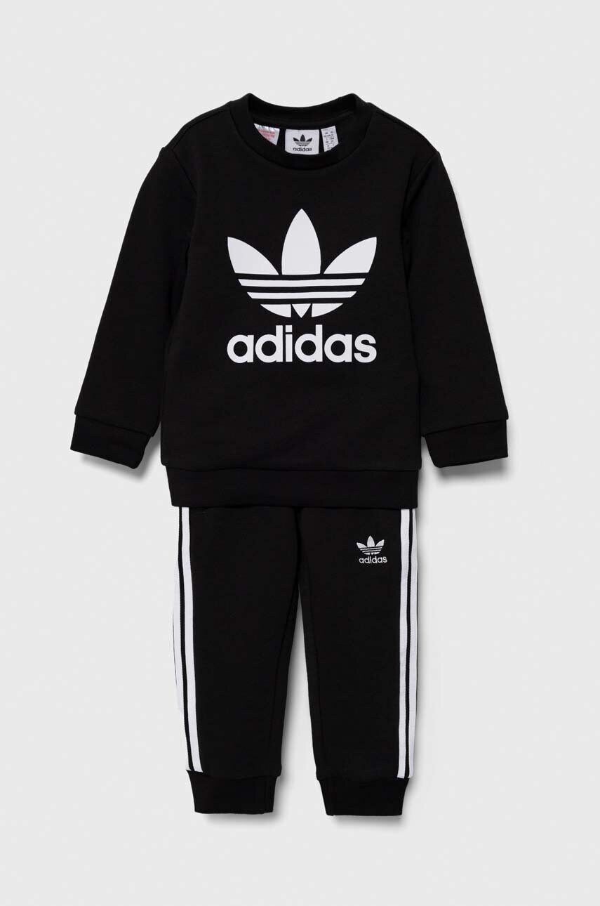 adidas Originals trening copii CREW SET culoarea negru, IX5150