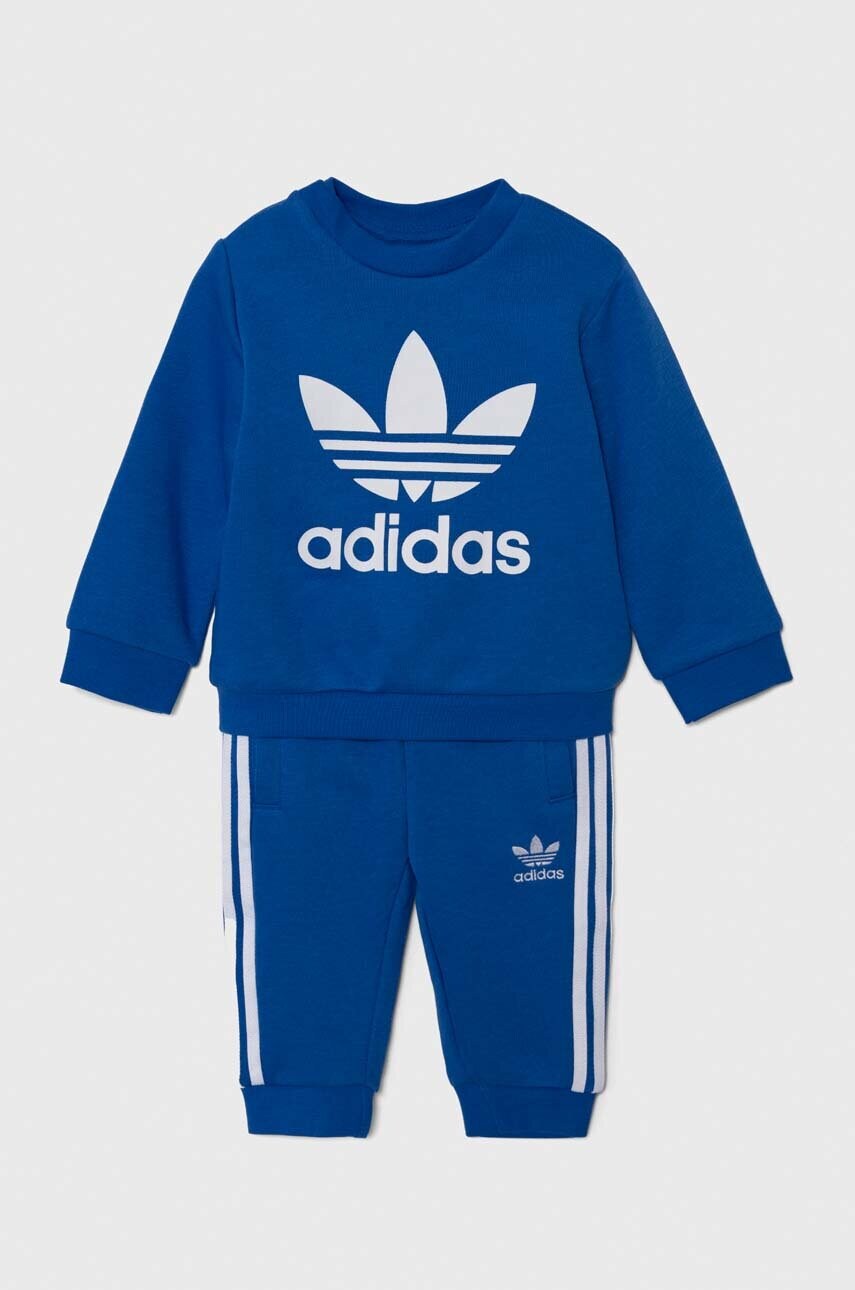 adidas Originals trening copii CREW SET culoarea albastru marin, IX5151