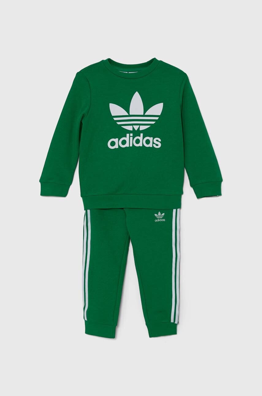 adidas Originals trening copii CREW SET culoarea verde, IX5153