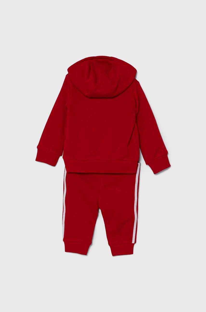 Cпортивний костюм для немовлят adidas Originals HOODIE SET колір червоний IX5163