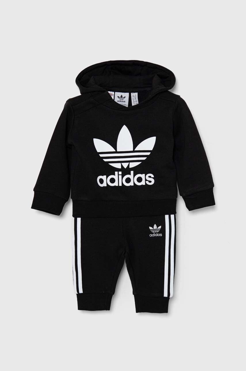adidas Originals trening copii HOODIE SET culoarea negru, IX5165