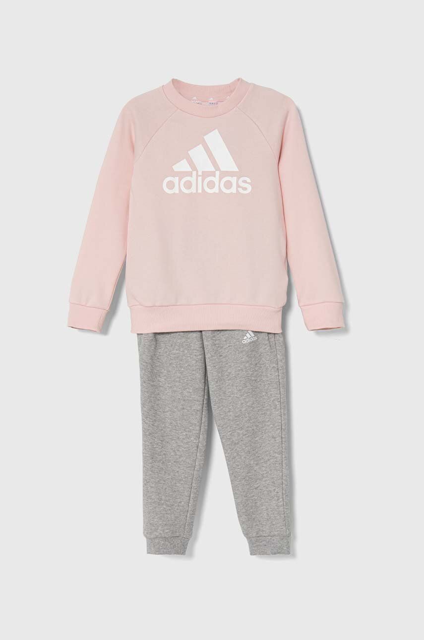 adidas trening copii LK BOSOG FT culoarea roz, IX7364