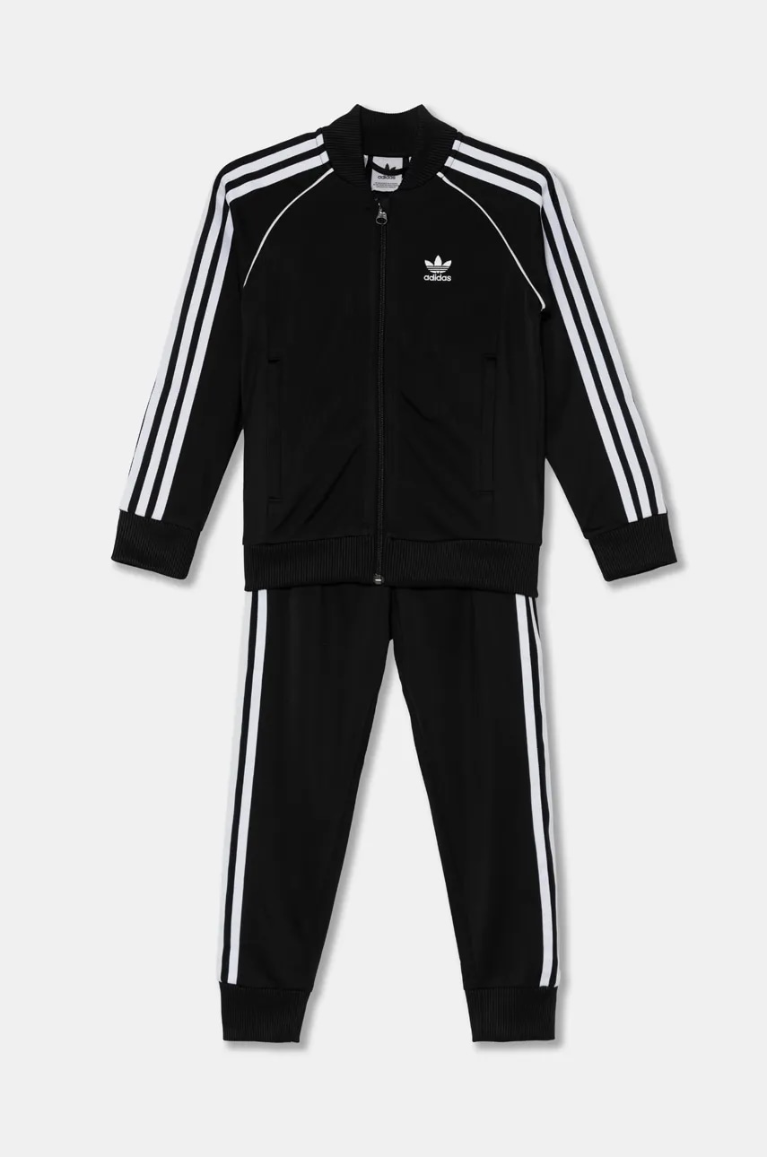 Спортивный костюм adidas Originals SST TRACKSUIT цвет чёрный IX7624 Спортивный костюм adidas Originals SST TRACKSUIT цвет чёрный IX7624