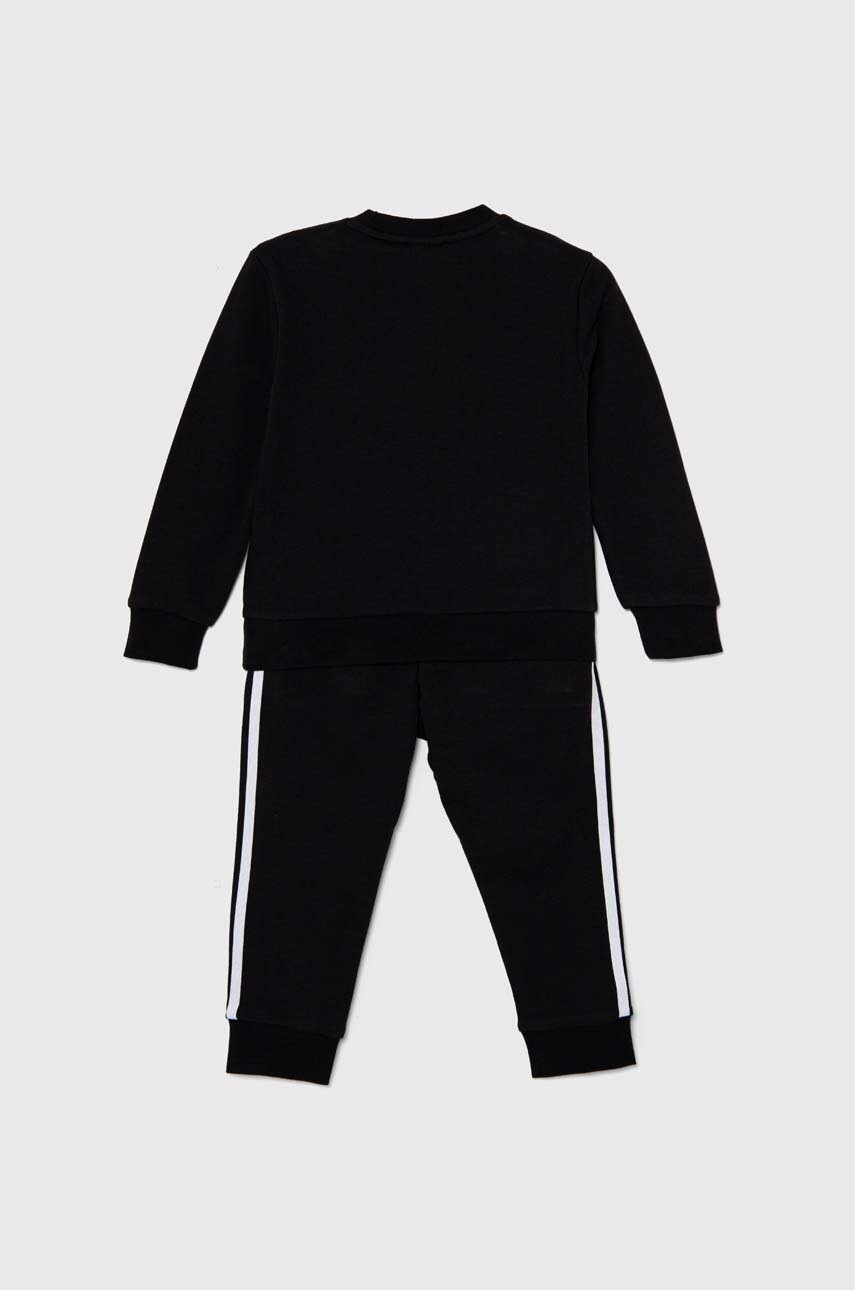 adidas Originals gyerek melegítő TREFOIL CREW SE fekete, IY4784 termék 2. képe