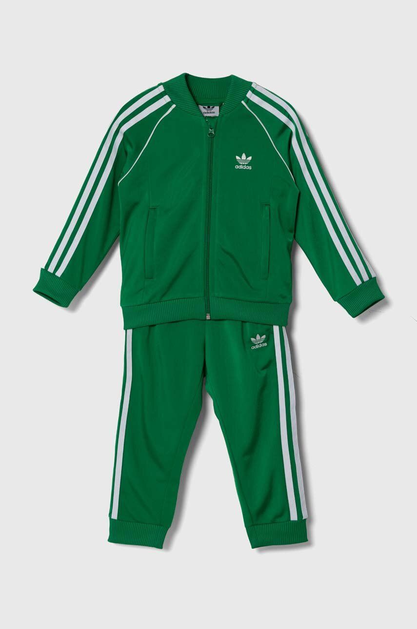 adidas Originals trening copii SST TRACKSUIT culoarea verde, IY4791
