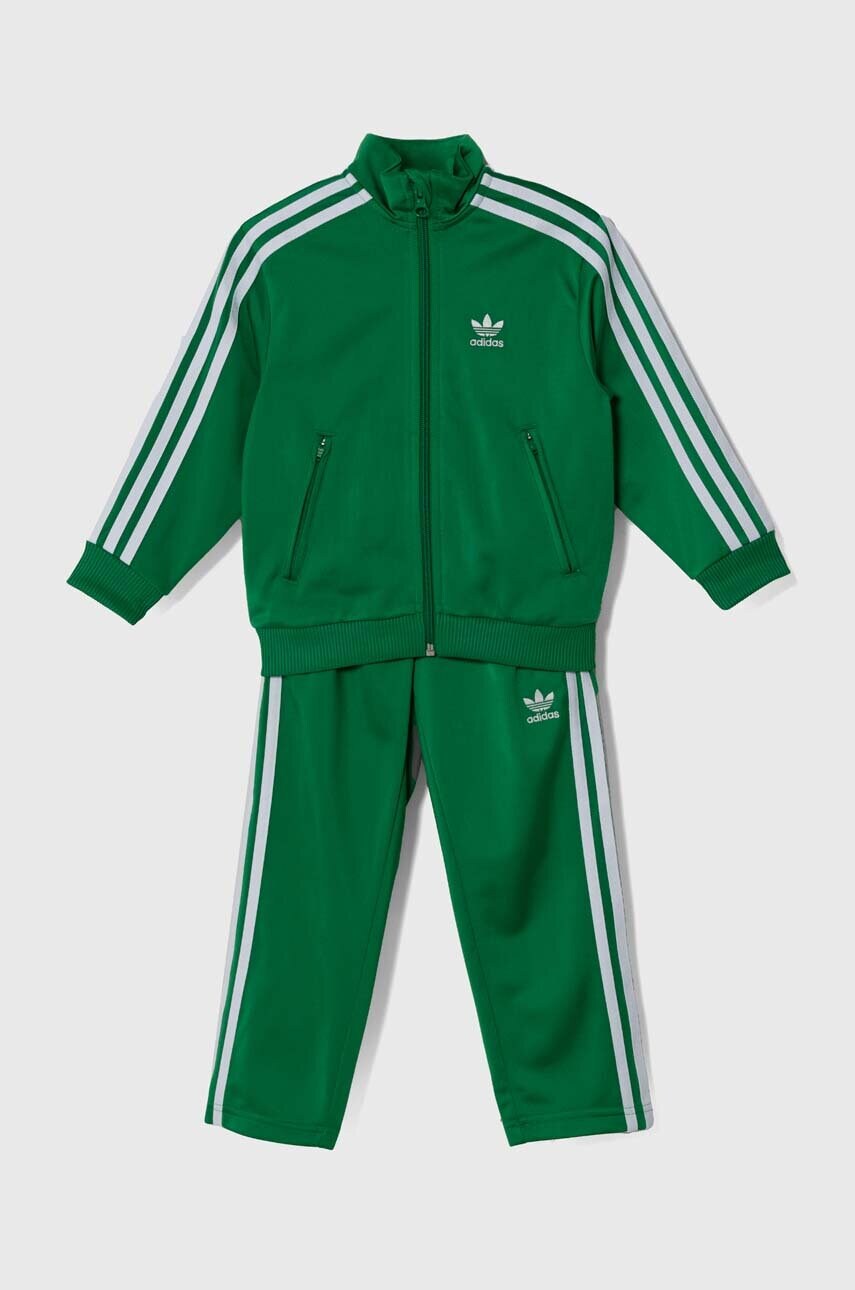 adidas Originals trening copii FIREBIRD culoarea verde, IY4803 adidas Originals trening copii FIREBIRD culoarea verde, IY4803