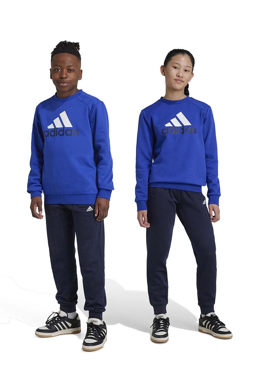 adidas trening copii J BL FL TS culoarea albastru marin, IV7307