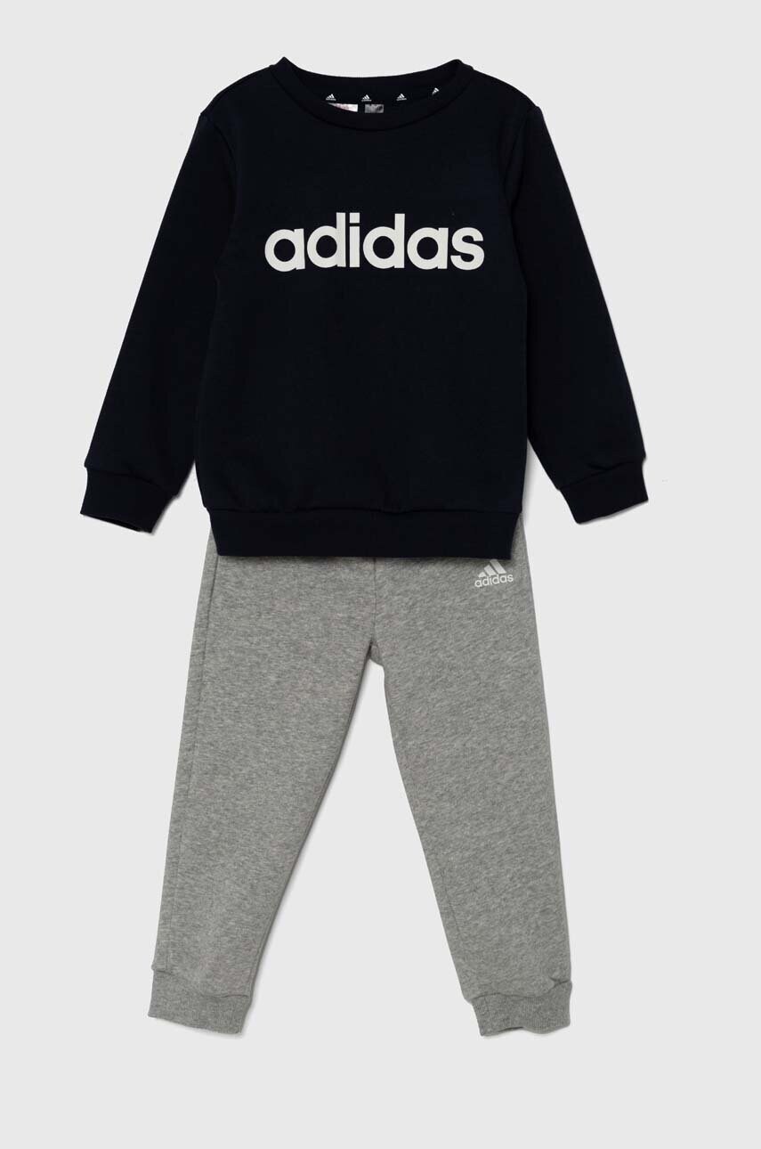 adidas trening copii I LIN FLOG culoarea albastru marin, IV7390