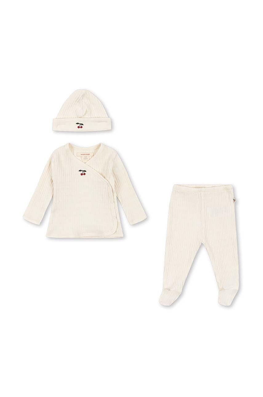 Konges Sløjd compleu bebe NIA MATERNITY PACKAGE GOTS culoarea alb, KS101629 Konges Sløjd compleu bebe NIA MATERNITY PACKAGE GOTS culoarea alb, KS101629
