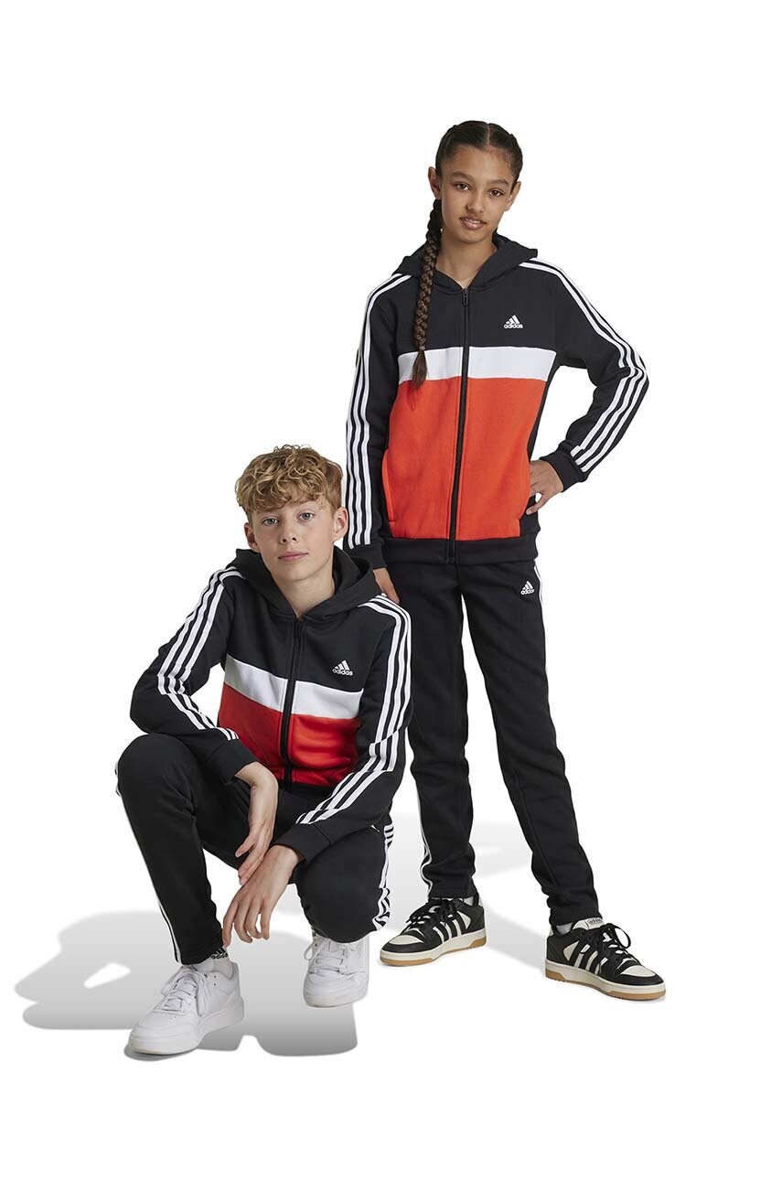 

Детски анцуг adidas J 3S TIB FL TS в черно IY1792, Черен