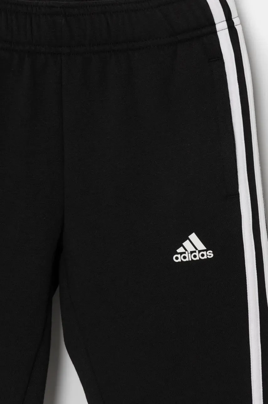 Dječja Trenirka Adidas J 3S TIB FL TS Boja: Crna, IY1792