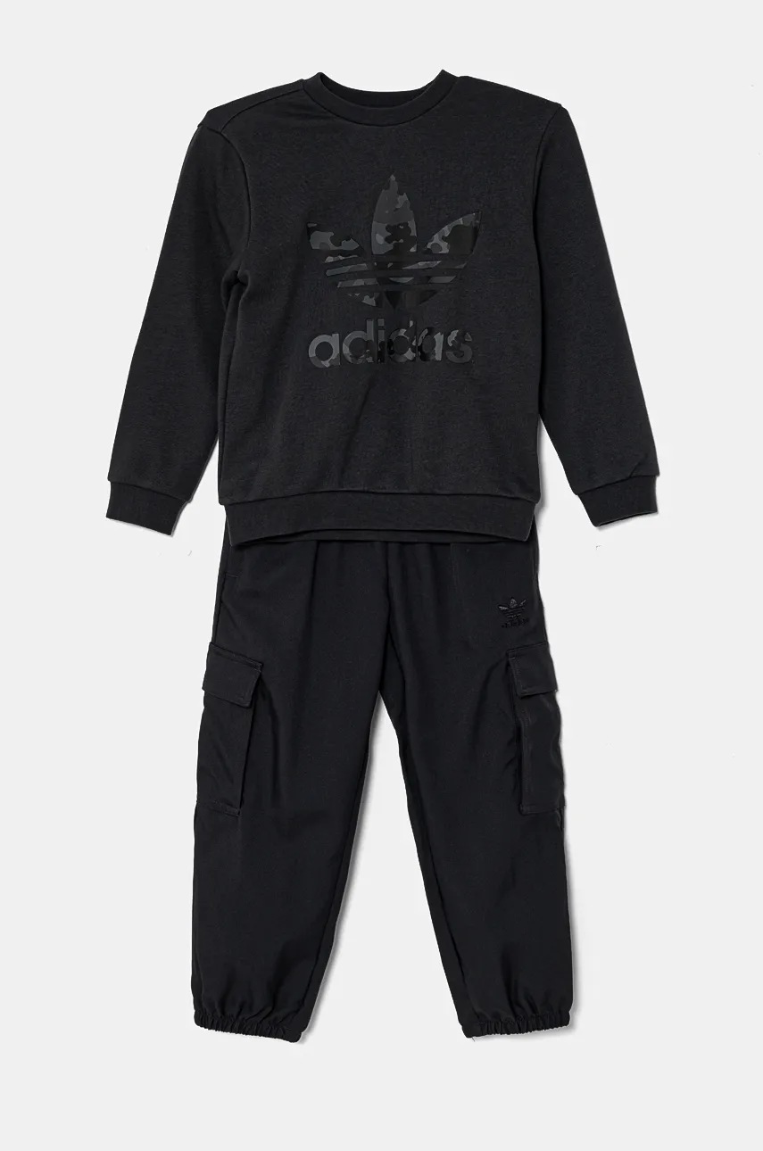 

Детски анцуг adidas Originals CREW SET в черно IY1754, Черен