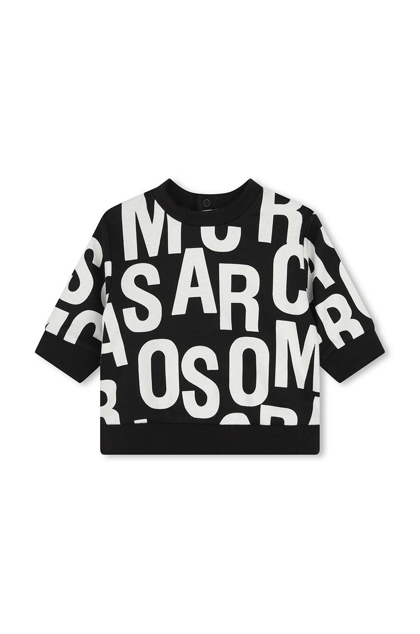 

Детски памучен анцуг Marc Jacobs в черно W60324, Черен