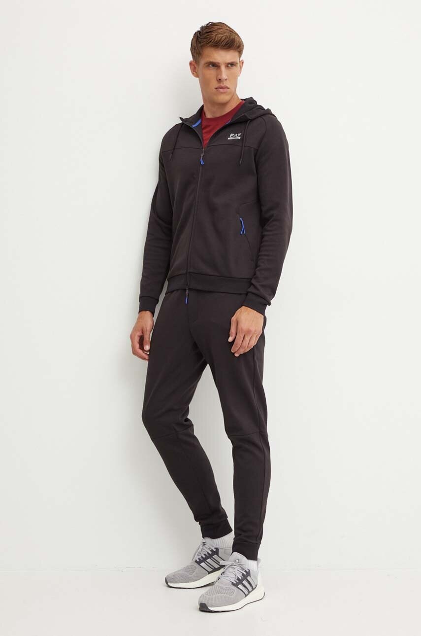 EA7 Emporio Armani trening barbati, culoarea negru, PJUWZ.6DPV52