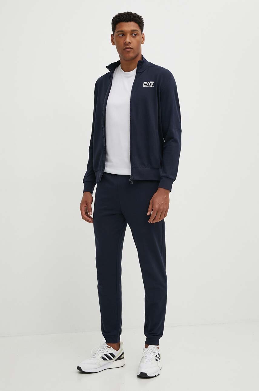 

Памучен анцуг EA7 Emporio Armani в тъмносиньо PJVRZ.6DPV57, Тъмносин
