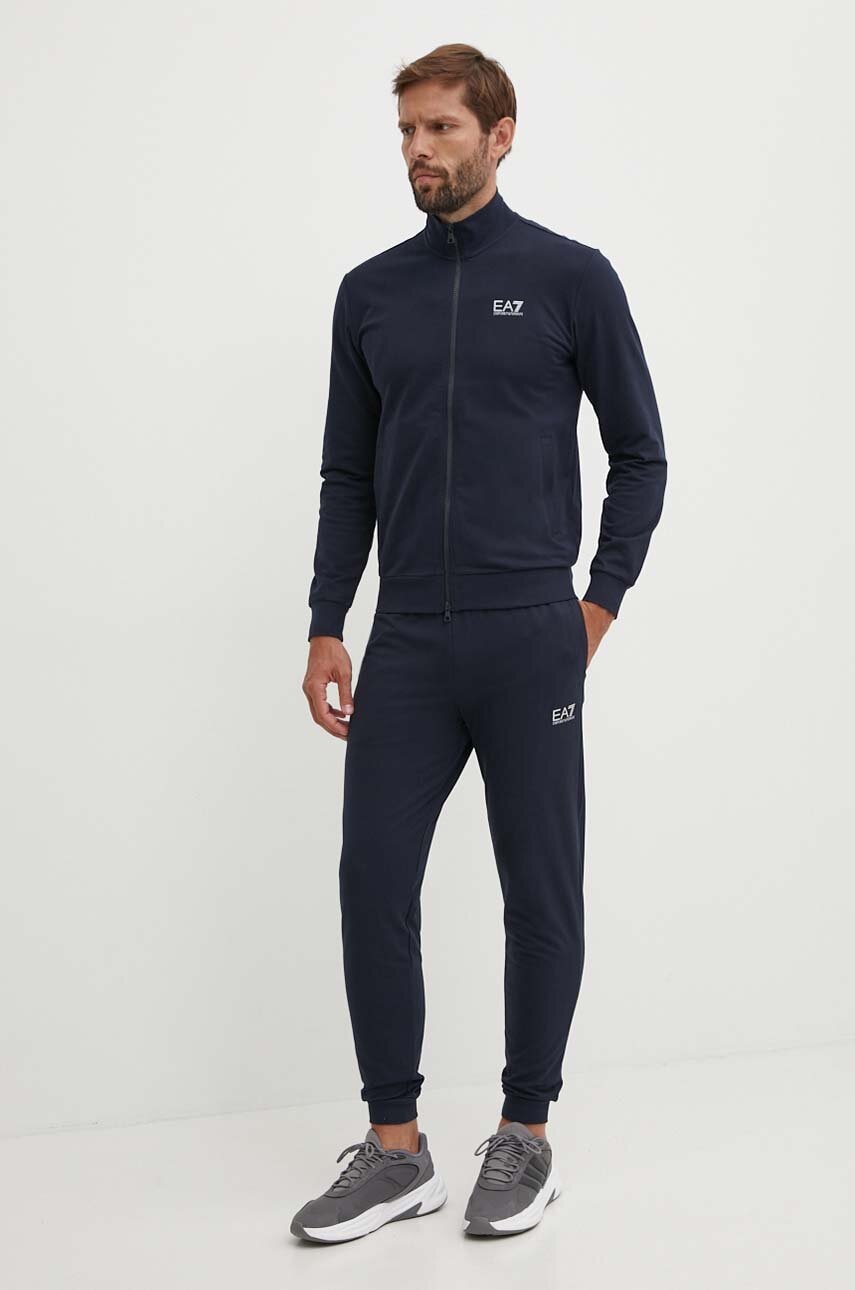 

Памучен анцуг EA7 Emporio Armani в тъмносиньо PJVRZ.8NPV60, Тъмносин