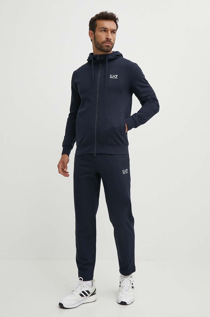 

Памучен анцуг EA7 Emporio Armani в тъмносиньо PJVRZ.8NPV62, Тъмносин