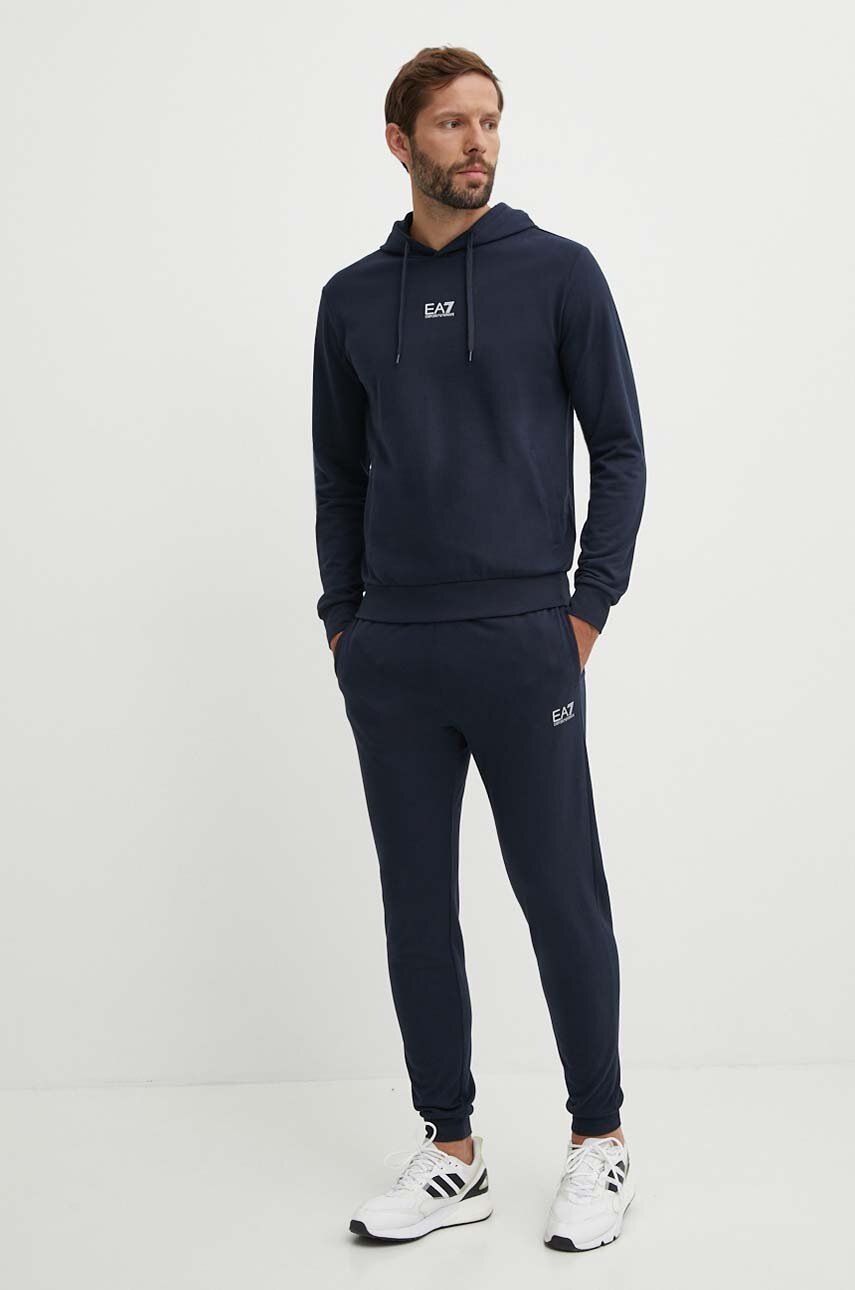 

Памучен анцуг EA7 Emporio Armani в тъмносиньо PJVRZ.8NPV64, Тъмносин
