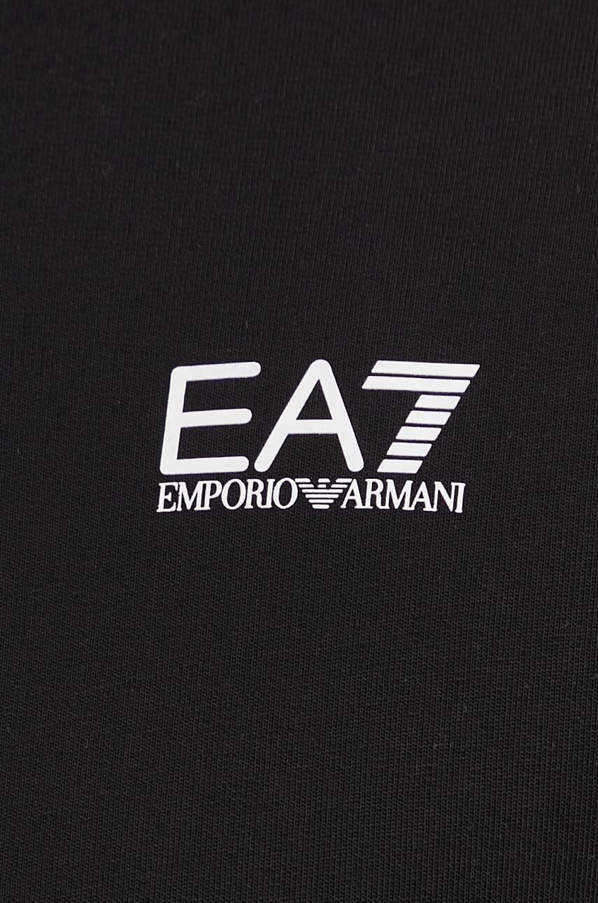 Бавовняний спортивний костюм EA7 Emporio Armani колір чорний PJVRZ.8NPV60 