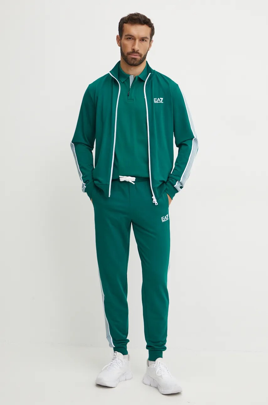 

Анцуг EA7 Emporio Armani мъжки в зелено PJLIZ.6DPV56, Зелен