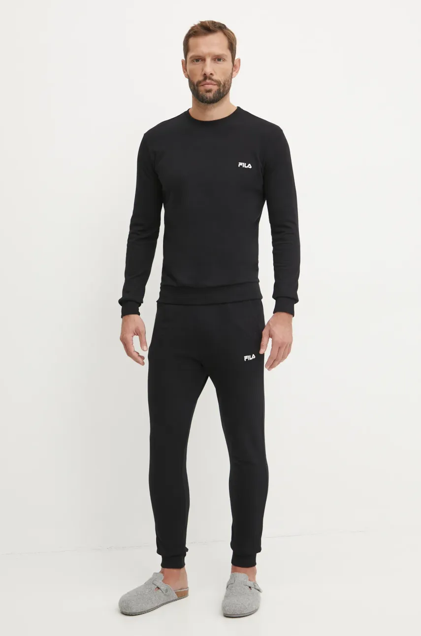 Fila trening din bumbac culoarea negru, FPW1195