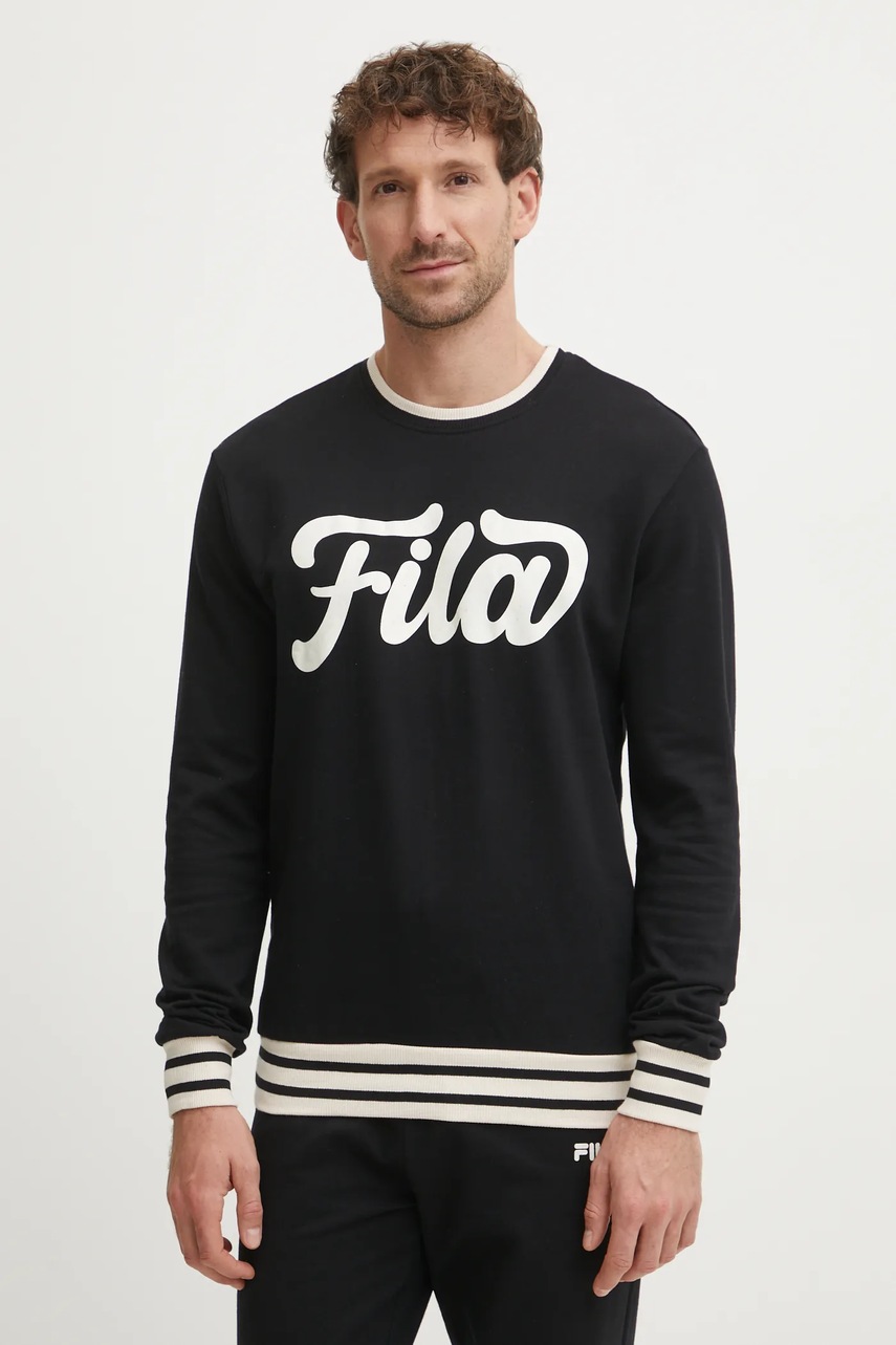 Бавовняний спортивний костюм Fila колір чорний FPW1198 