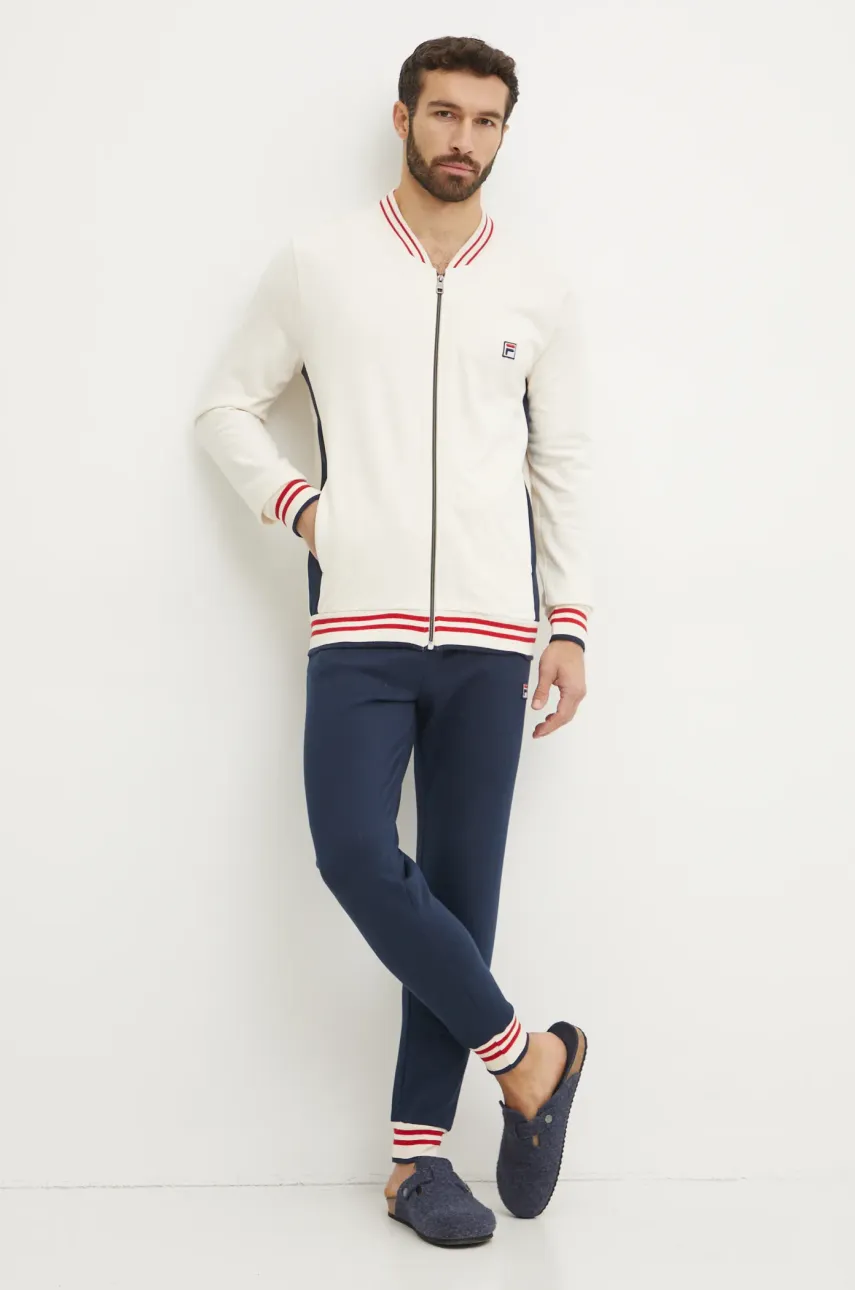Fila trening din bumbac culoarea albastru marin, FPW1201