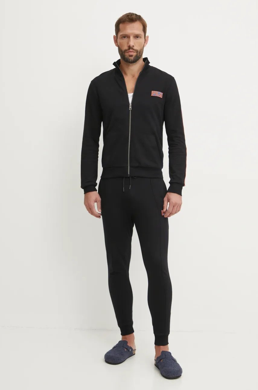 Fila trening din bumbac culoarea negru, FPW1202