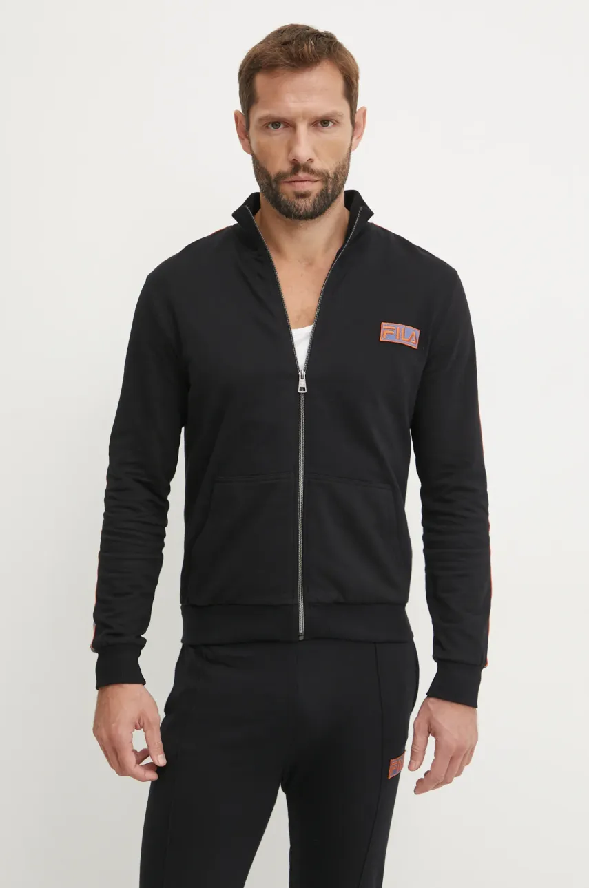 Хлопковый спортивный костюм Fila цвет чёрный FPW1202 Хлопковый спортивный костюм Fila цвет чёрный FPW1202