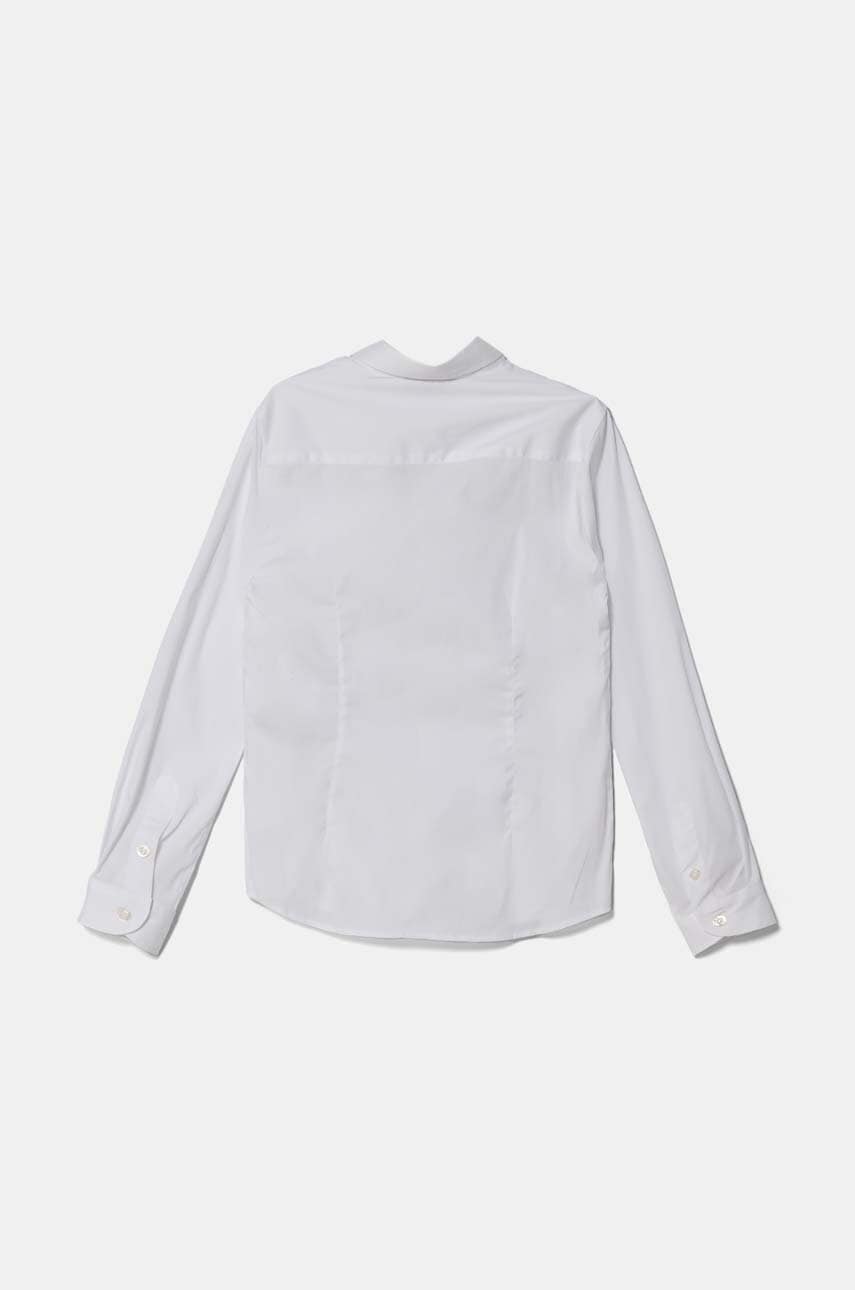 Детская рубашка Emporio Armani цвет белый 8N4CJ0 1N06Z Детская рубашка Emporio Armani цвет белый 8N4CJ0 1N06Z