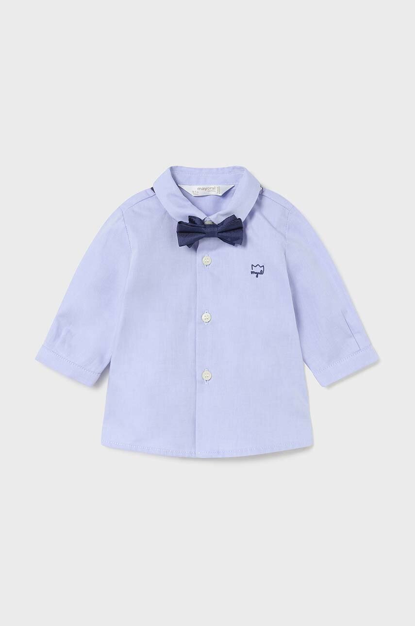 Mayoral Newborn cămașă din bumbac pentru bebeluși 2180 Mayoral Newborn cămașă din bumbac pentru bebeluși 2180