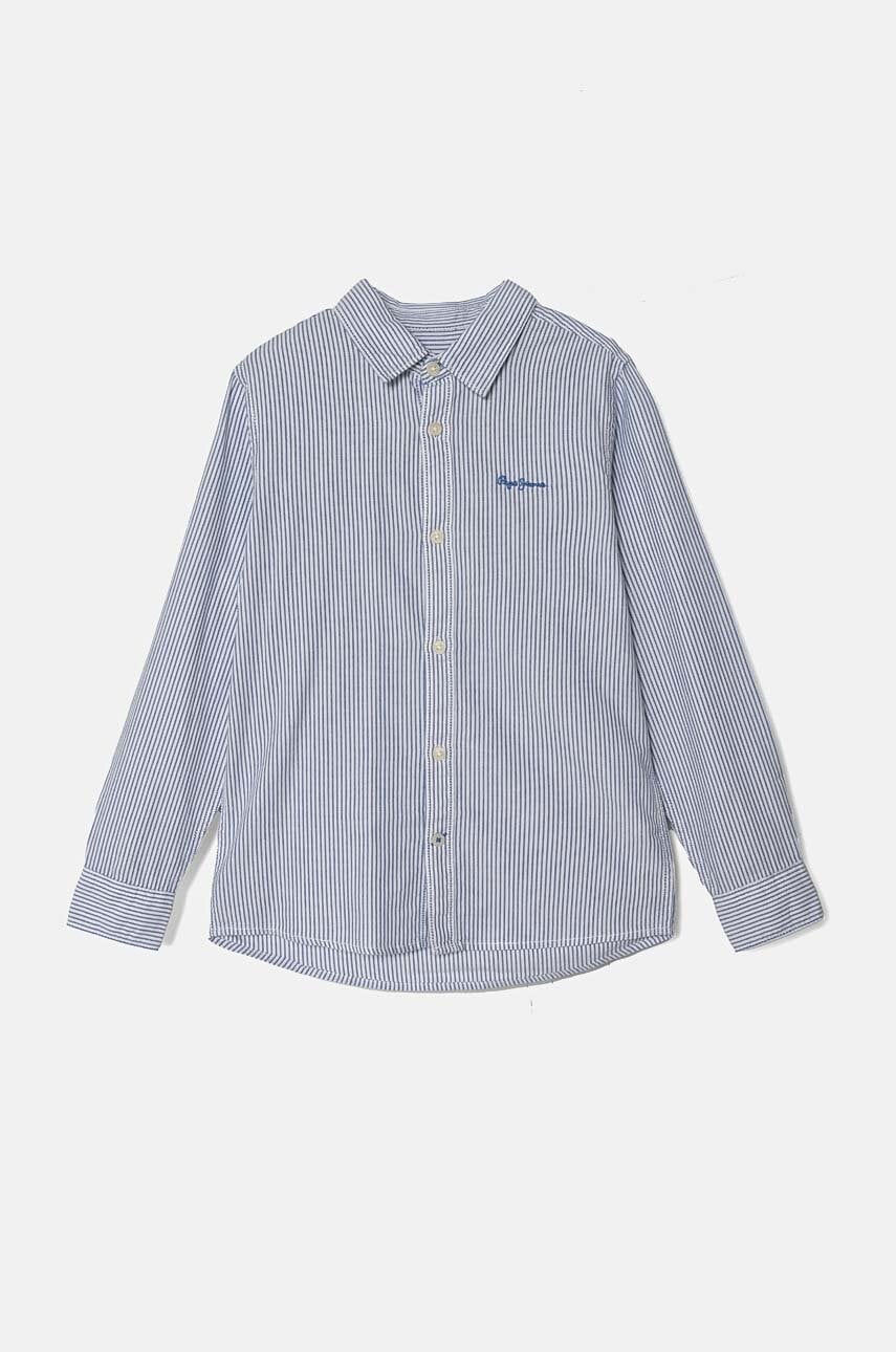 Pepe Jeans camasa de bumbac pentru copii NARON PB302648