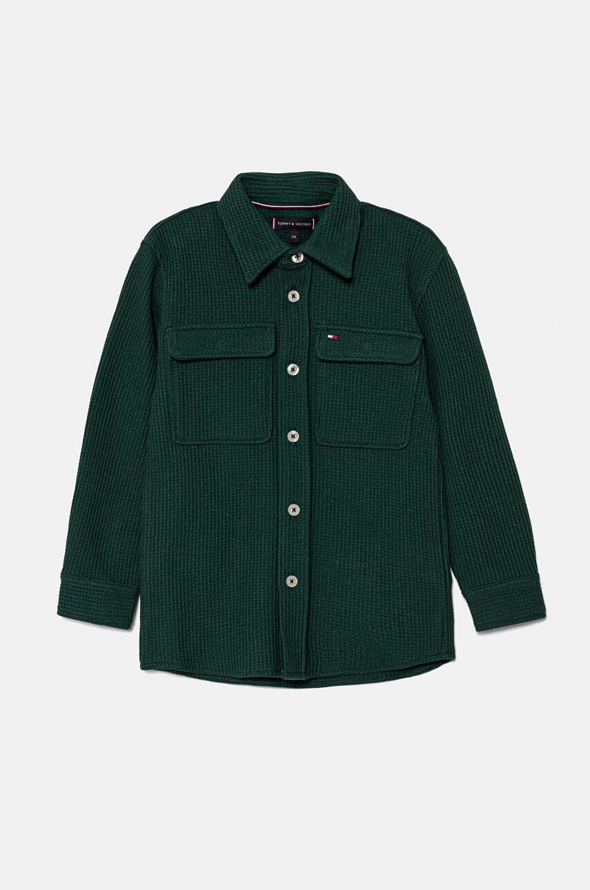 

Детска риза Tommy Hilfiger в зелено KB0KB09260, Зелен