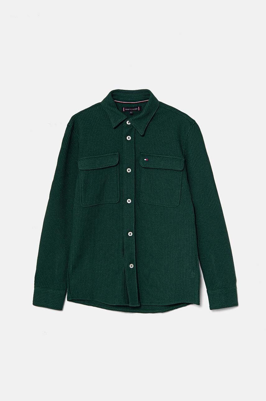 

Детска риза Tommy Hilfiger в зелено KB0KB09260, Зелен