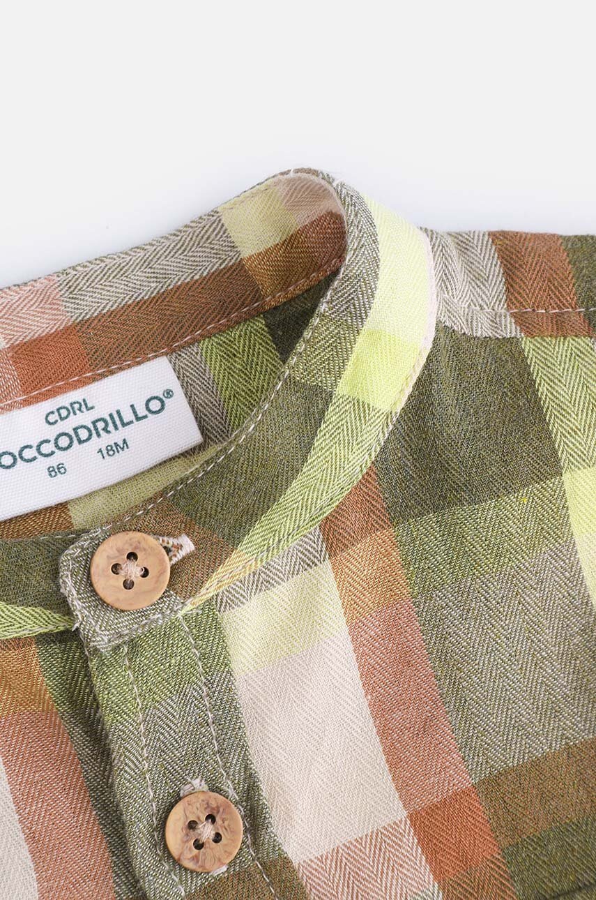 Coccodrillo pamut baba ing zöld, SMILE BOY NEWBORN termék 2. képe