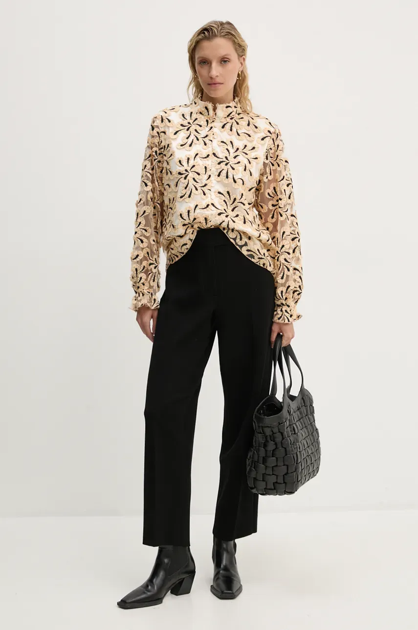Рубашка Bruuns Bazaar BouvardiaBBMeasa shirt женская regular со стойкой BBW4051 Рубашка Bruuns Bazaar BouvardiaBBMeasa shirt женская regular со стойкой BBW4051