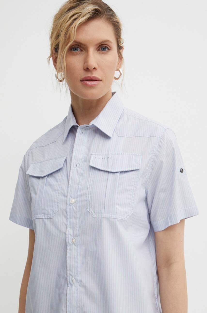 Бавовняна сорочка G-Star Raw жіноча regular класичний комір D24592-C667 