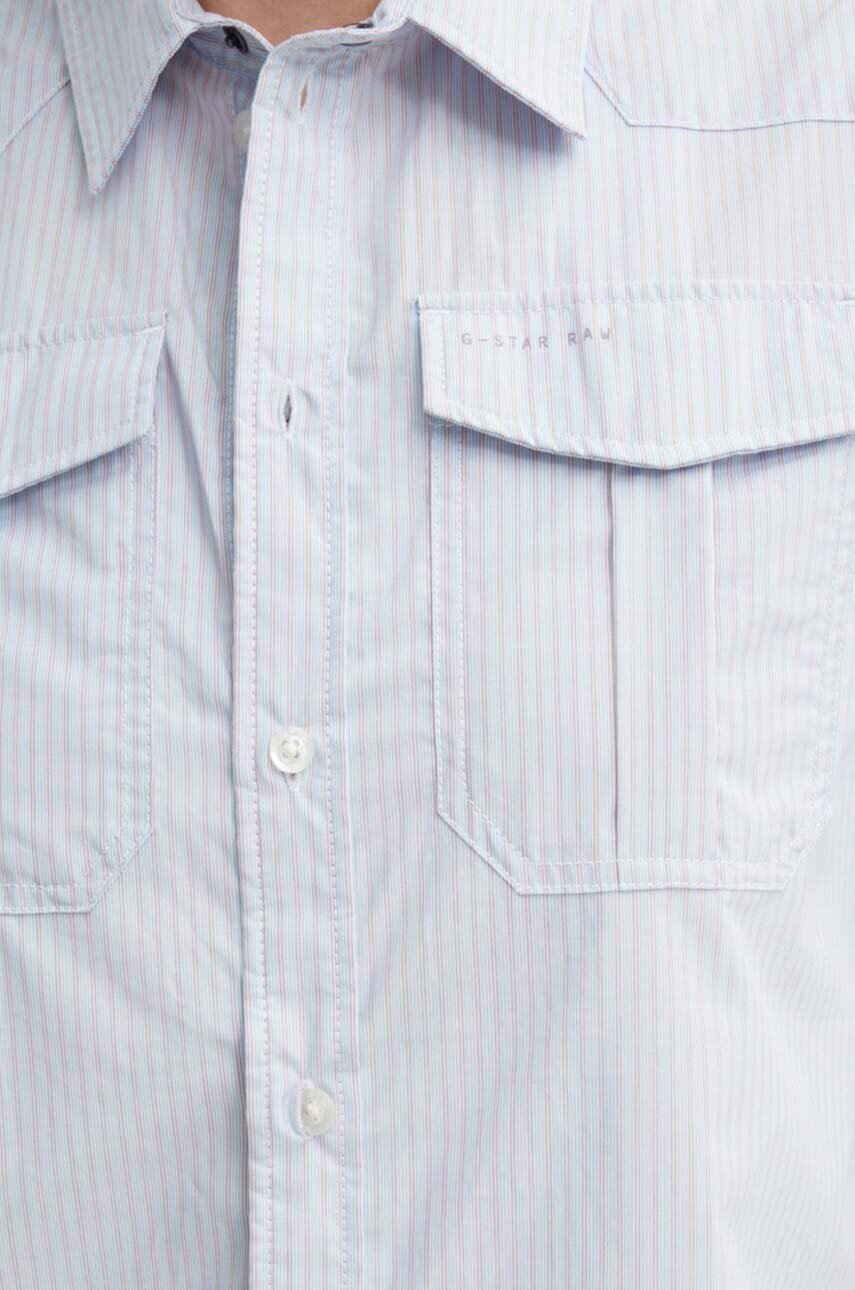 Бавовняна сорочка G-Star Raw жіноча regular класичний комір D24592-C667 