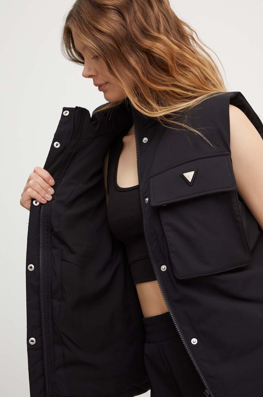 Безрукавка Guess AURLIE жіноча колір чорний зимова V4YL00 WG982 