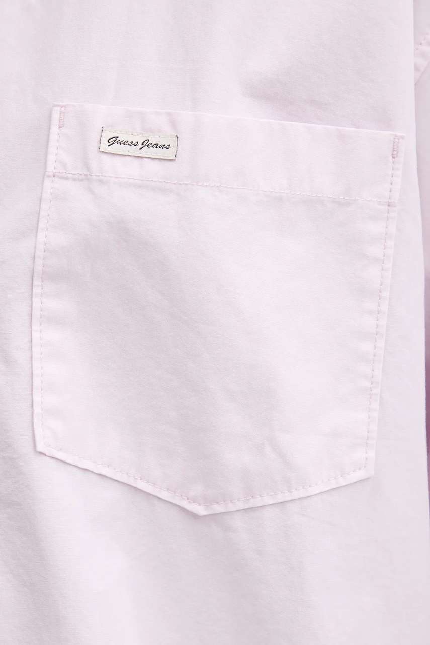 Βαμβακερό πουκάμισο Guess Jeans φωτογραφία