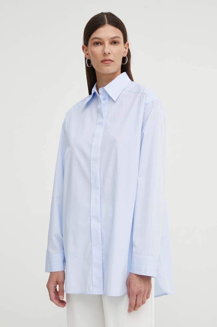 Day Birger et Mikkelsen camasa din bumbac Malou - Chambray femei, cu guler clasic, relaxed, DAY65243277 Day Birger et Mikkelsen camasa din bumbac Malou - Chambray femei, cu guler clasic, relaxed, DAY65243277