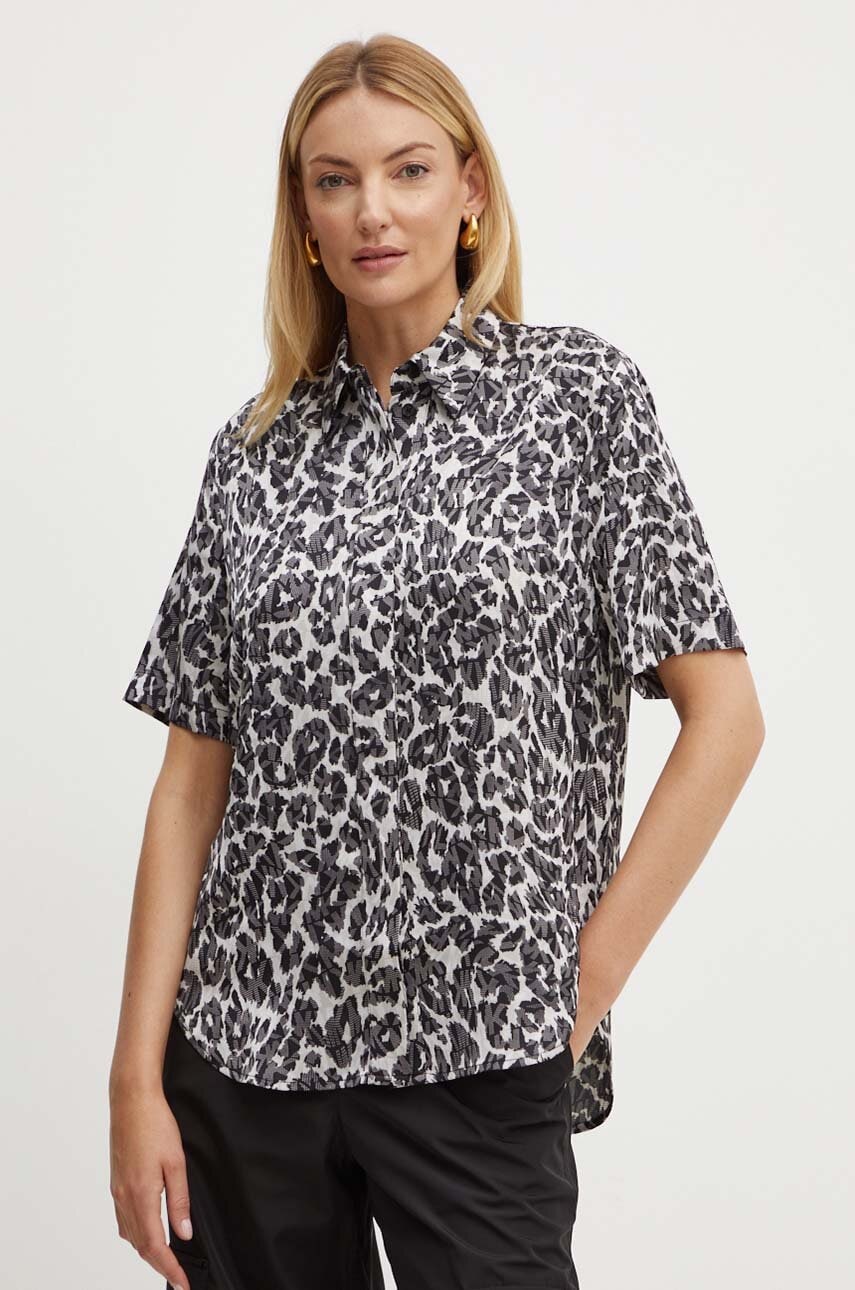 MICHAEL Michael Kors camasa femei, cu guler clasic, regular, MT440MBEZ1