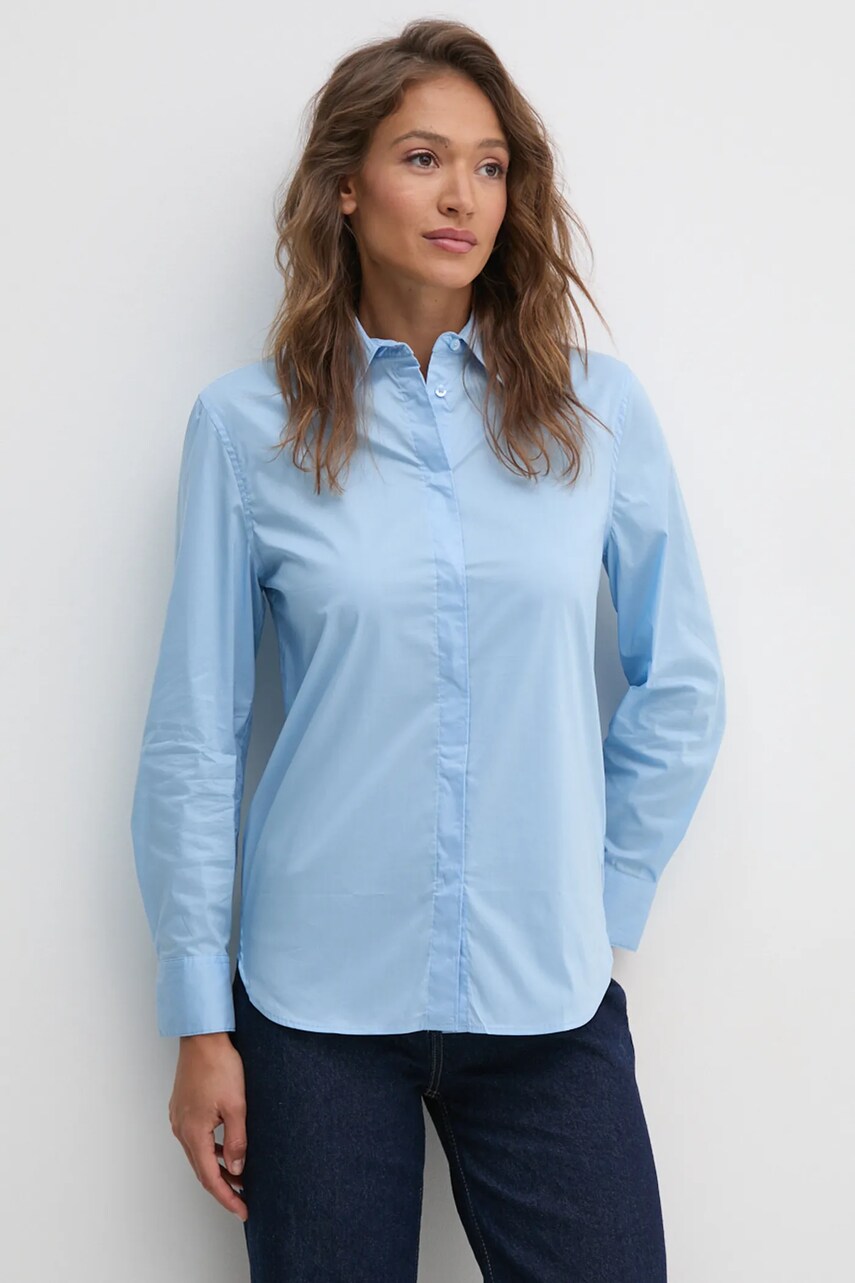 United Colors of Benetton camasa femei, cu guler clasic, regular, 51JUDQ0A0