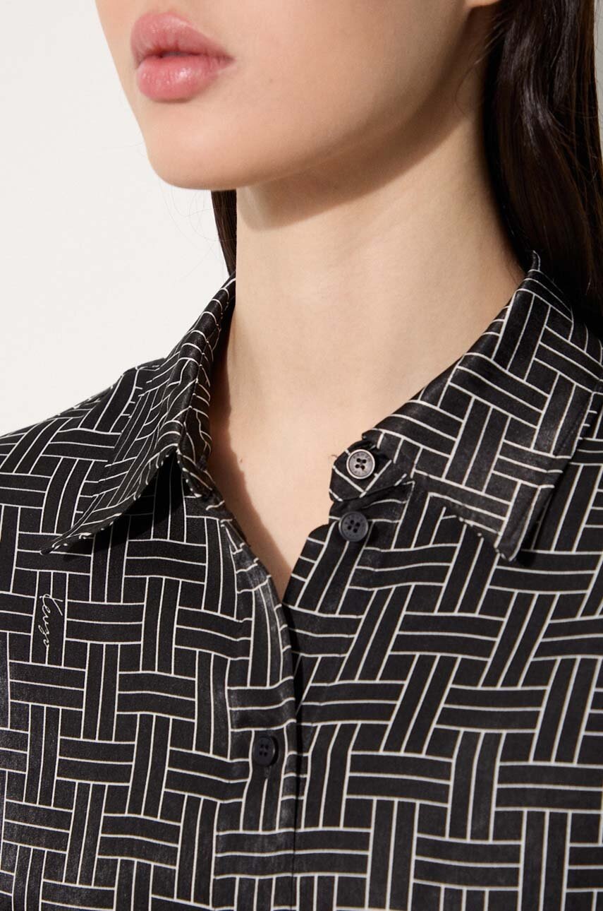 Košeľa Kenzo Weave Dropped Shoulders Shirt