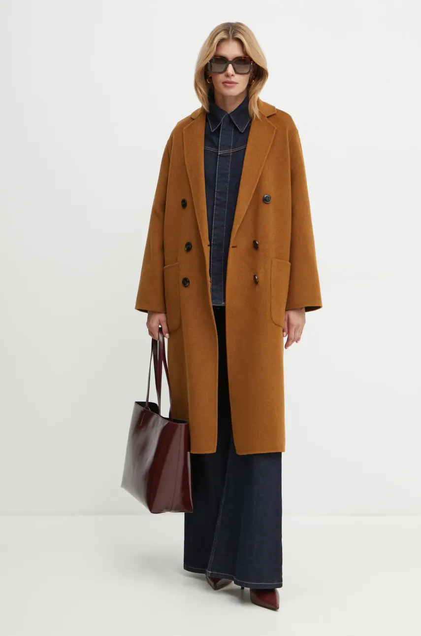 Джинсовая рубашка Victoria Beckham женская цвет синий relaxed классический воротник 1424DSH006123A Джинсовая рубашка Victoria Beckham женская цвет синий relaxed классический воротник 1424DSH006123A