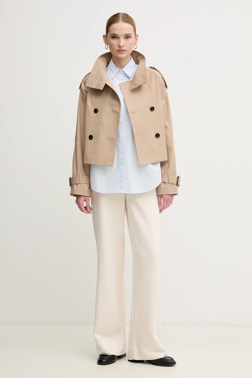 Хлопковая рубашка Calvin Klein Jeans женская relaxed классический воротник J20J224436 Хлопковая рубашка Calvin Klein Jeans женская relaxed классический воротник J20J224436