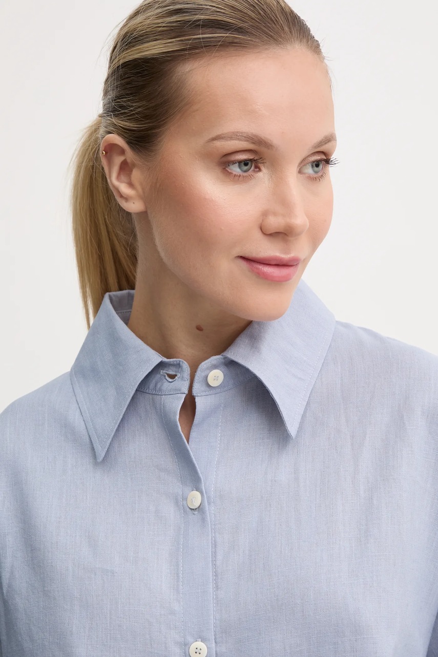 Πουκάμισο από λινό JOYINME Summer Break χρώμα: μπλε, Summer Break φωτογραφία