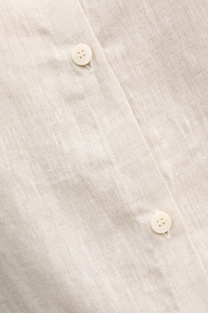 Πουκάμισο από λινό JOYINME Summer Break χρώμα: μπεζ, Summer Break φωτογραφία